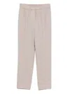Peserico Elastic-waist Trousers In Neutral