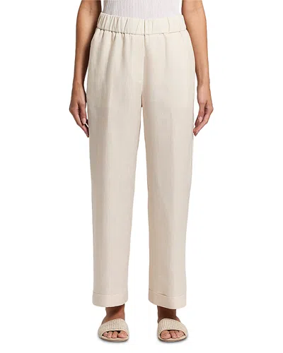 Peserico Elasticated-waist Trousers In Neutral