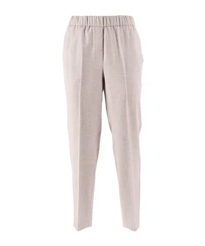 PESERICO ELASTIC-WAIST TROUSERS