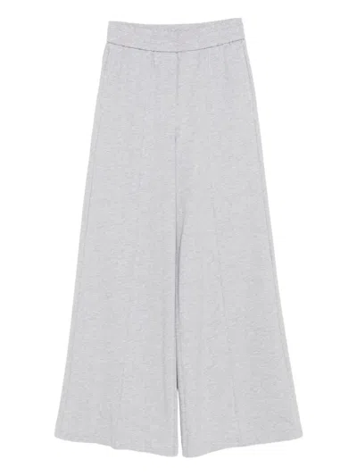 Peserico Elastic-waistband Trousers In Gray