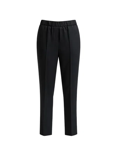 Peserico Elasticated Trousers In Blue