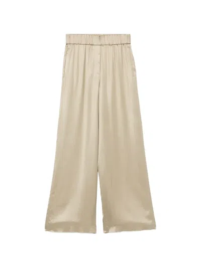 Peserico Elasticated Trousers In Neutral