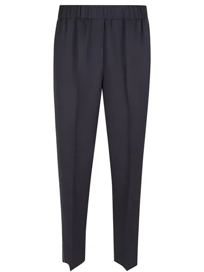 PESERICO ELASTICATED-WAIST TAILORED TROUSERS
