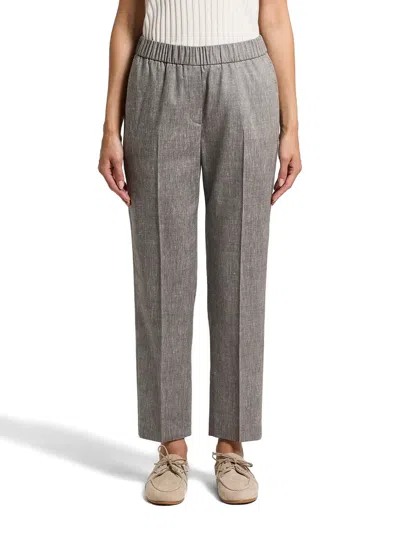 Peserico Elasticated-waist Trousers In Multi