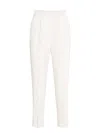 Peserico Elastic Regular Trousers In White