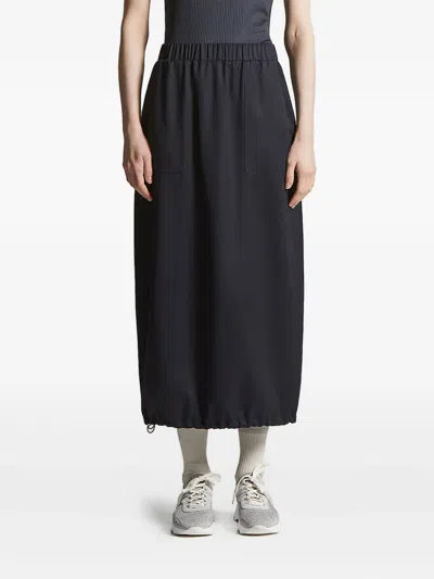 Peserico Elasticated-waistband Skirt In Blue