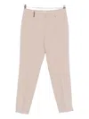Peserico Embellished Cropped Trousers In Neutral