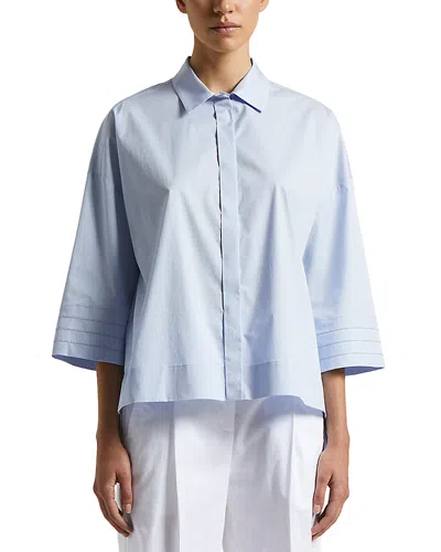 Peserico Embellished Shirt In Atmosphere