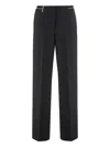 Peserico Straight-leg Casual Pants In Black