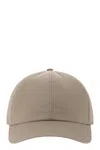 Peserico Men's Fabric Baseball Cap In Beige