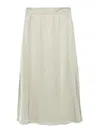 Peserico Maxi Skirt With Flowing Silhouette In Light Green