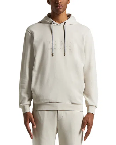 Peserico Felpa Loose Fit Hoodie In Dunes