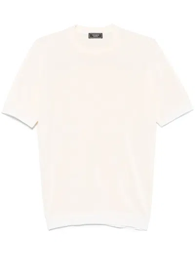 Peserico Fine-knit T-shirt In Neutrals