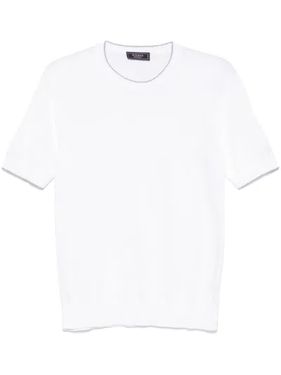 Peserico Fine-knit T-shirt In White