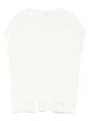 Peserico Fine-knit Tank Top In Neutrals