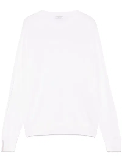 Peserico Fine-knit Top In White