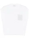 Peserico Fine-knit Vest In White