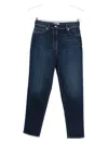Peserico Embossed Patch Denim Jeans In Blue