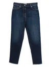 Peserico Jeans With Five-pocket Design In Blue