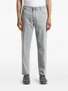 Peserico Regular Fit Jeans In Concrete Gray In Gray