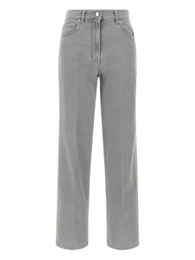 PESERICO FIVE-POCKET STRAIGHT-LEG JEANS