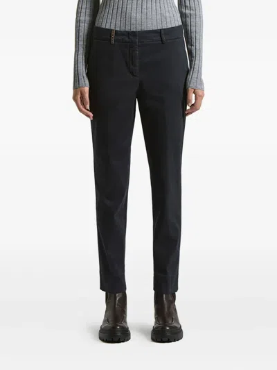Peserico Five-pockets Trousers In Gray