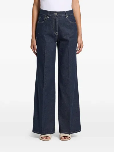 Peserico Five-pocket Jeans In Blue