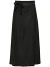 PESERICO FLANNEL MIDI SKIRT