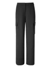 Peserico Flap-pocket Trousers In Black