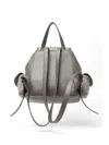 Peserico Flap-pocket Backpack In Gray