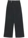 Peserico Flare Bottom Trousers In Blue