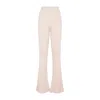 Peserico Flare Knit Rib Wool Pant