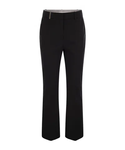 PESERICO FLARED CASUAL PANTS