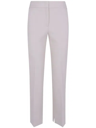 Peserico Flared Crop Trousers In Neutral