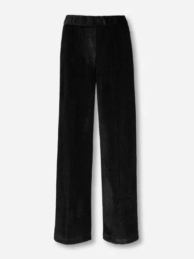 Peserico Flared Pants In Black