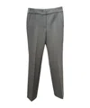 Peserico Flat-front Side-pocket Trousers In Gray