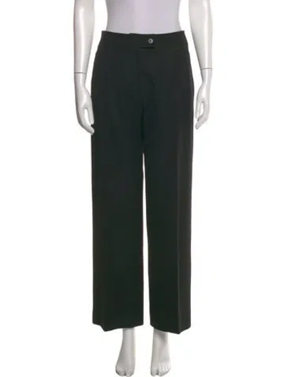 Pre-owned Peserico Fleece Wide Leg Pants In Blue