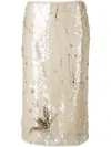 Peserico Pattern Skirt In Neutrals