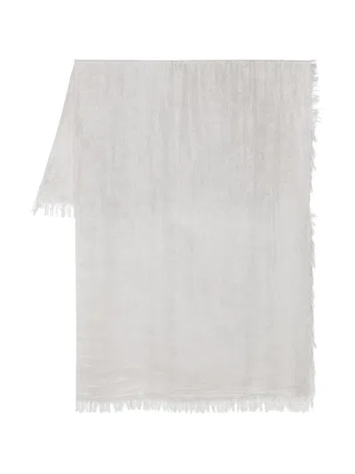 Peserico Flowing Scarf In Grey