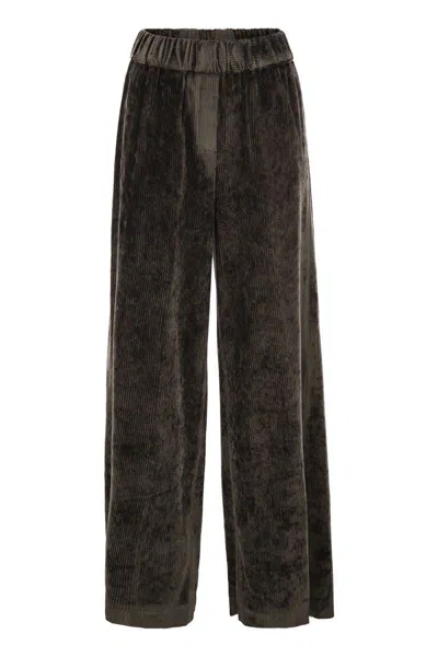 PESERICO PESERICO FLUID CORDUROY TROUSERS
