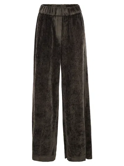 PESERICO FLUID CORDUROY TROUSERS