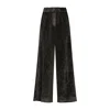 Peserico Velvet Trousers Elastic Waistband In Green