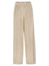 Peserico Corduroy Elasticated-waistband Trousers In Neutral