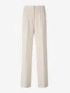 Peserico Formal Palazzo Pants In Neutral