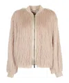 Peserico Tailored Short Coat With Classic Collar In Brown