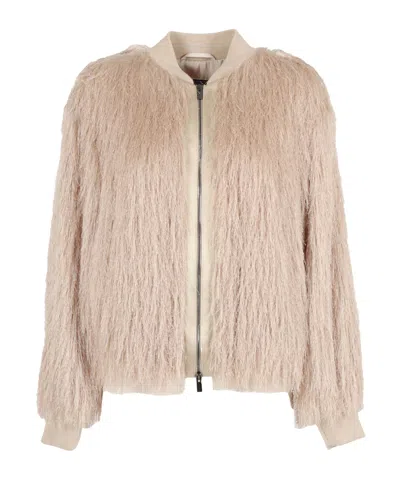 PESERICO FRINGED BOMBER JACKET