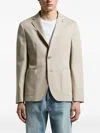 Peserico Front-button Blazer In Neutral