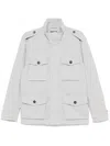 Peserico Gabardine Jacket In Grey