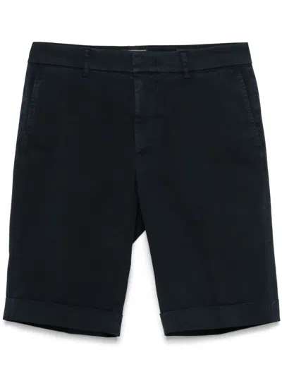 Peserico Gabardine Shorts In Blue
