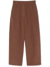 Peserico Gabardine Trousers In Brown